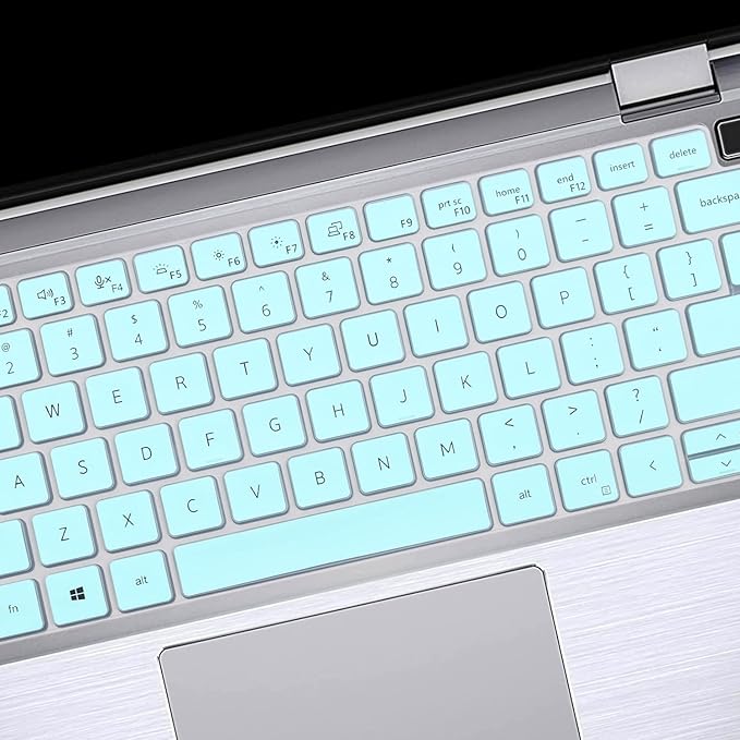 Keyboard Cover for Dell Latitude 14" 7450 7440 7430 7420 7410, Latitude 3440 5440 5430 5431 5420 14", Latitude 7520 15.6" Latitude 9000 9510 9520 9420 9430 Keyboard Protective Cover-HotBlue