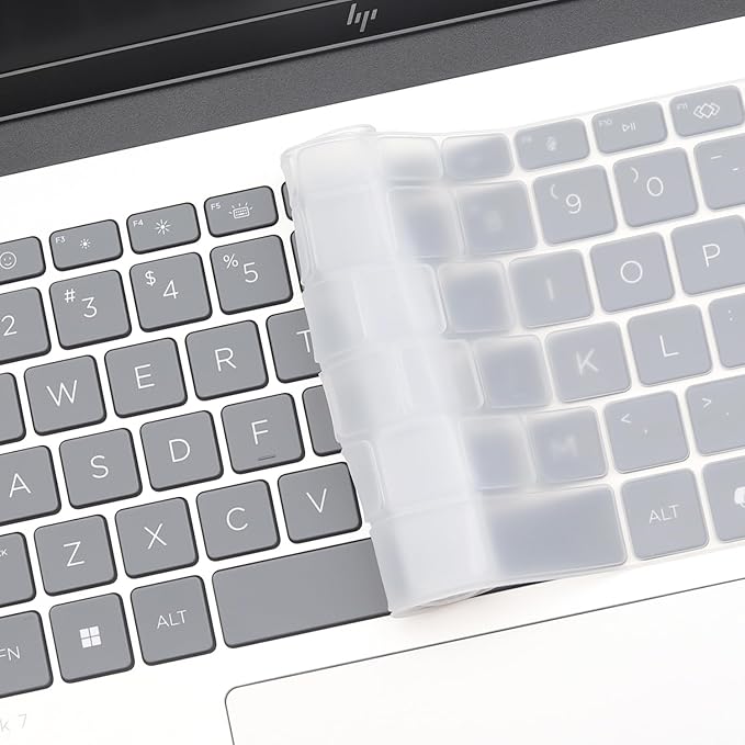 Keyboard Cover for 2026 2025 HP OmniBook 5 Next Gen AI 14" & OmniBook 7 14"/OmniBook 5 Flip 14" 14-he 14-fp 14-FR 14-fs 14-he0037nr 14t-fr000 14-fp0057nr 14-fs0000 (Not fit 14-fm 14-fk 14-ha)-Clear