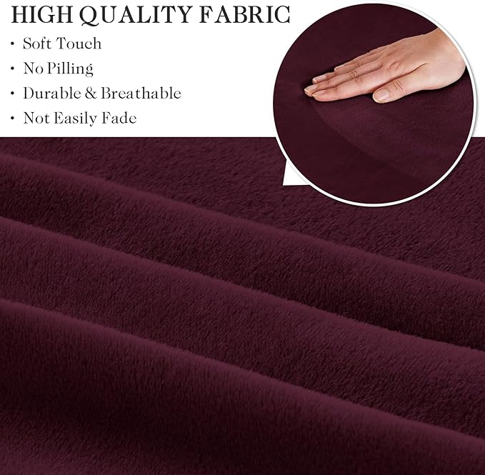 NICEEC Criss Cross Chair Cover Armless Office Dorm Desk Chair Covers Vanity Chair Covers Computer Mid Back Wide Seat Chair Without Arms Protector Spandex Stretch Slipcover WineRed(No Chair Only Cover)