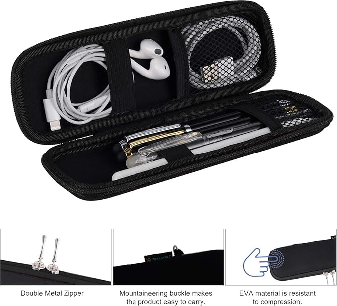 iDream365 Small Penil Case Holder for Pencils,Hard Pen Case for Executive Fountain Pens,Ballpoint Pens