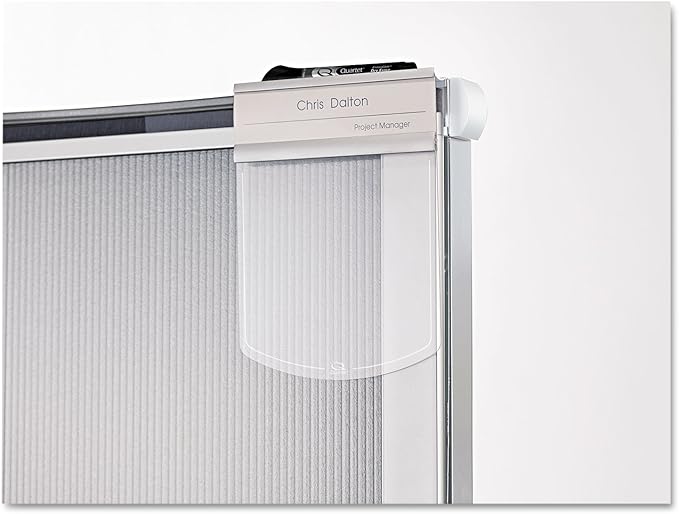 Quartet Privacy Screen, 64" x 38" Translucent Portable Wall Divider, Adjustable Height, Sturdy Aluminum Frame on Wheels, Includes Attachable White Board (WPS2000)