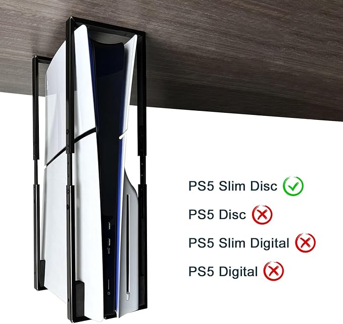 14.6"x 4" SFF PC Under Desk/Wall Mount Compatible with Dell OptiPlex SFF 9020 7060 7050 7040 5050 3050 Small Form Factor Desktop Computer with Anti Scratch Sponge