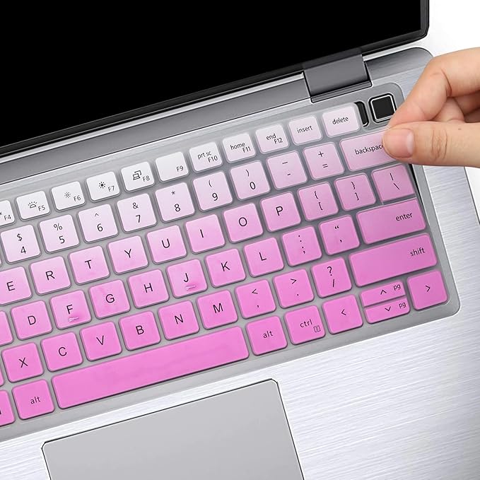 Keyboard Cover for Dell Latitude 14" 3450 3440 5450 5440 5430 5431 5420 7450 7440 7430 7420 7410, Dell Latitude 14" 9420 9430, Latitude 16 7650 7640, Latitude 9520 9510 7520 15.6"-Ombrepurple