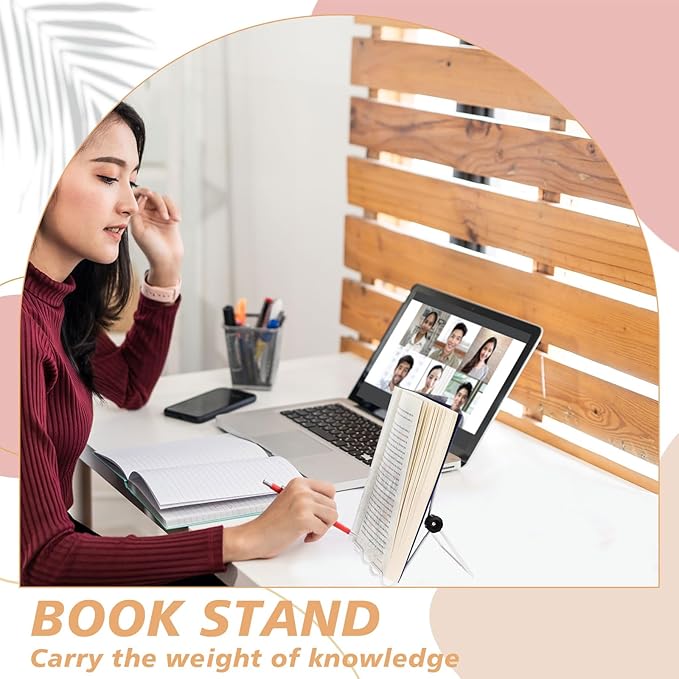 Kenning 24 Pack Adjustable Plate Stands for Display 7.1 Inch White Metal Foldable Easel Book Display Stands Bulk Decorative Plate Holders for Platter Frame Photo Tabletop Art(Four Corners)
