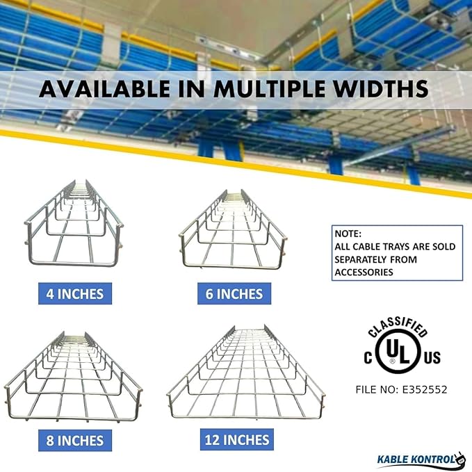 Kable Kontrol Grounding Bolts – Splice Connection Hardware - Wire Mesh Tray Cable Management Rack Cable Basket, Zinc Plated Steel NEC Approved for Network, Fiber Optic, Cabling Accessory