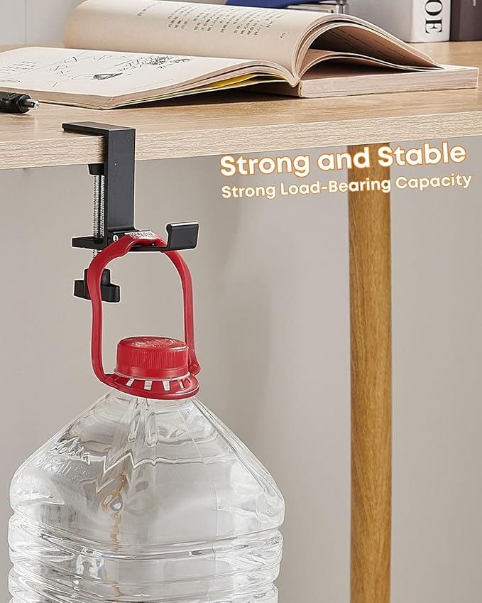 JAKO Headphone Stand for Desk, Aluminum Alloy Foldable Headphone Holder - Headset Stand Hook Mount, PC Gaming Headset Holder Under Desk Clamp for Office, Computer, Student Class Table, Handmade Table