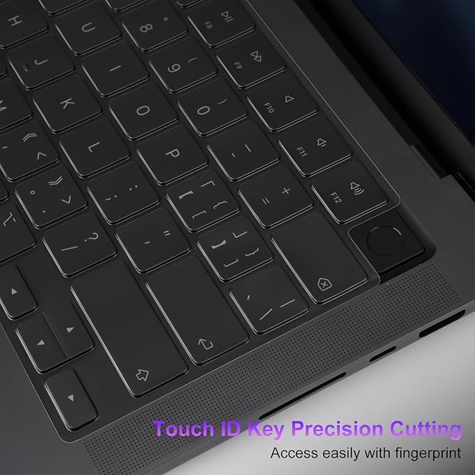 MOSISO 2 PCS Keyboard Cover, Keyboard Protector Compatible with MacBook Neo 13 inch 2026 A18 Pro, Compatible with MacBook Air 15/Air 13.6 M5 M4 M3 M2/ Pro 14/Pro 16 M5/M4/M3/M2/M1/, Translucent Tinted