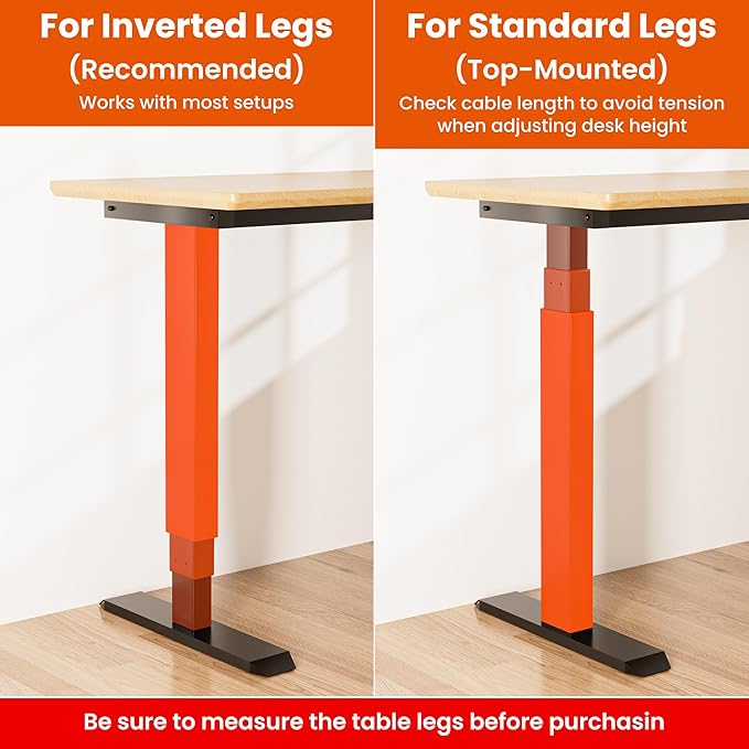Under Desk PC Mount, No Drilling Pc Stand (Fits 65×45mm Legs only) Heavy Duty 50 lb Capacity Computer CPU Holder for Gaming, Office, Home