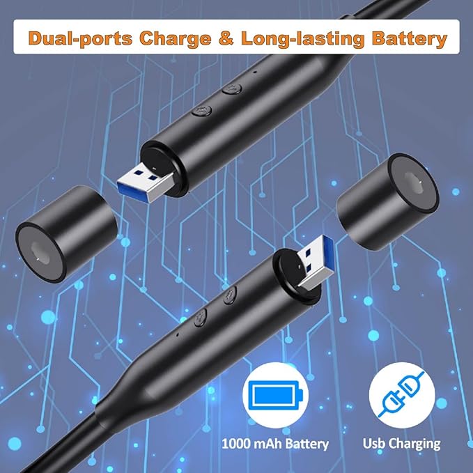 2 PCS LED Neck Reading Lights, 3 Color & 3 Brightness Options, 380° Adjustable Rechargeable Reading Lights for Books in Bed, Black Book Accessories, Ideal for Reading, Knitting, Repairing