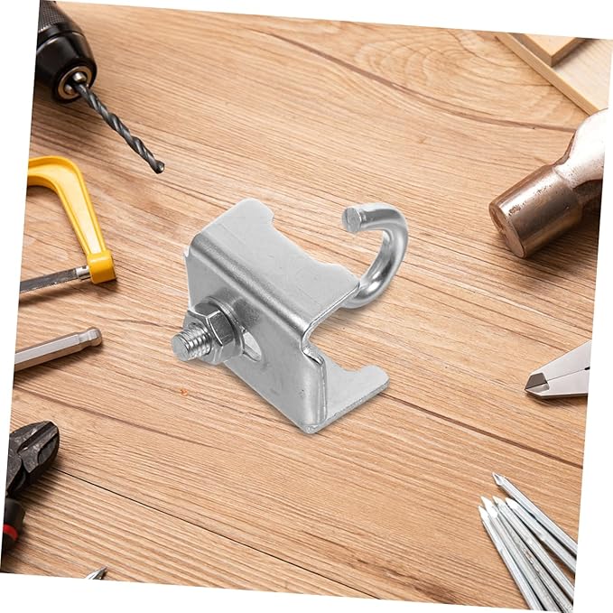 COHEALI 6pcs Durable Clamp Hooks for Efficient Warehouse Management Design for Stable Storage Wire Shelves Versatile Fixing