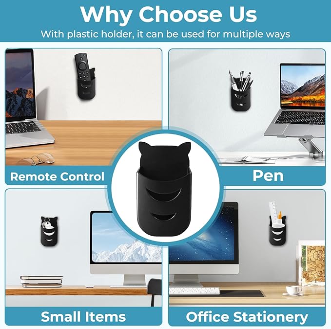 Mount for Lenovo Mini PC VESA Mount for Lenovo ThinkCentre M910Q M720Q M700 M600 M710Q M715Q Tiny Desktop Computer Wall VESA and Under Desk Mounting Bracket or Mounting to Monitor Arm with Pen Holder