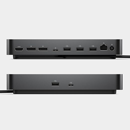 Dell Pro Dock WD25 - USB Type-C with DP Alt Mode Connector, DisplayPort/HDMI/USB 3.2 Gen2 Connectivity, Up to 100-Watt Power delivery - Black