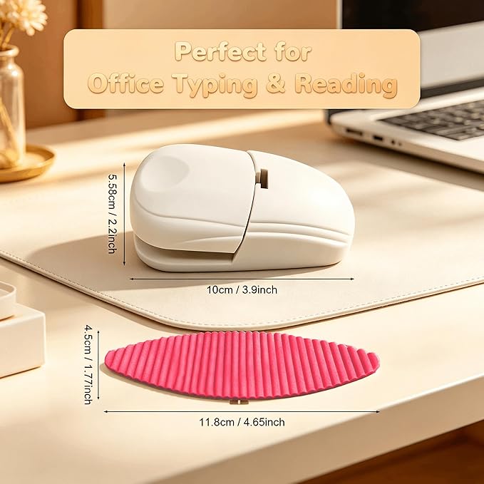 Document Holder for Typing - Document Stand for Desk When Typing,Portable Copies Stand Desktop Document Holder Stand for A4 Paper Documents Office Typing Reading (RED)