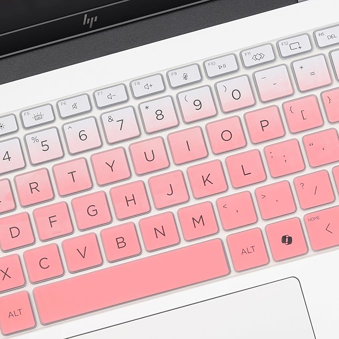 Keyboard Cover for 2026 2025 HP OmniBook 5 Next Gen AI 14" & OmniBook 7 14"/OmniBook 5 Flip 14" 14-he 14-fp 14-FR 14-fs 14-he0037nr 14t-fr000 14-fp0057nr 14-fs0000 (Not fit 14-fm 14-fk 14-ha)-OPink