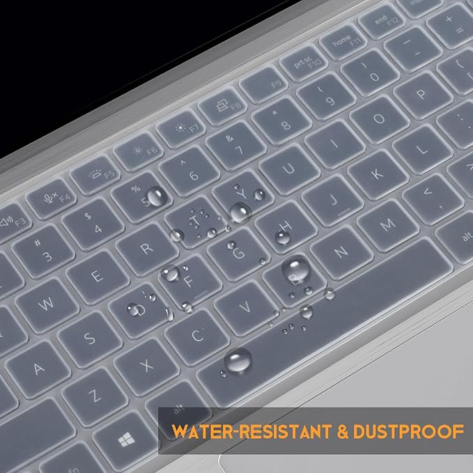 Keyboard Cover for Dell Latitude 5420 5430 5440 5450 3440 3450 14", Latitude 7420 7430 7440 7450 14 /Latitude 9510 9520 7520 15.6/14" Latitude 9420 9430 Protector Skin, Clear
