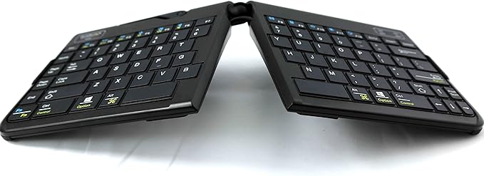 Goldtouch Go!2 Wireless Bluetooth Mobile Keyboard - PC & Mac GTP-0044W Plus Jestik Microfiber Cloth - Value Bundle