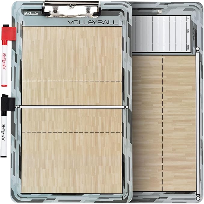 GoSports Premium Dry Erase Coaches Clipboards – Basketball, Baseball, Football, Soccer, Hockey, Volleyball, Lacrosse