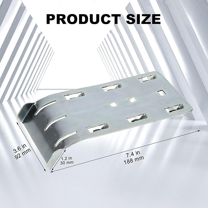 4Pcs Wire Mesh Cable Tray Cable Guider, 90mm Wide Waterfall Shape Metal Cables Guider for Tray Dividing & Cable Routing