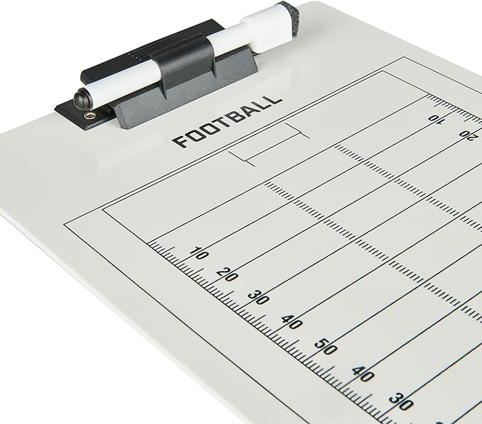 Champro Football Coach's Board (White, 12 x 9-Inch)