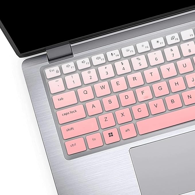 Keyboard Cover for Dell Latitude 14" 3450 3440 5450 5440 5430 5431 5420 7450 7440 7430 7420 7410, Dell Latitude 14" 9420 9430, Latitude 16 7650 7640, Latitude 15.6" 9520 9510 7520 -Ombrepink