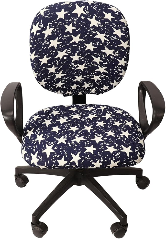 Melaluxe Computer Office Chair Cover - Protective & Stretchable Universal Chair Covers Stretch Rotating Chair Slipcover
