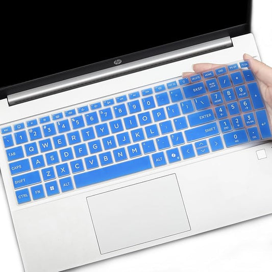 Keyboard Cover for 2025 2024 HP Laptop 15-fc 15-fd 15.6" Series 15z-fc000 15t-fd000 15-fd0123dx 15-fd0127dx 15-fc0245dx 15-fc0025dx 15-fd0023dx 15-fd0005dx 15t-fd100 fd0083wm 15-fc0093dx-Blue
