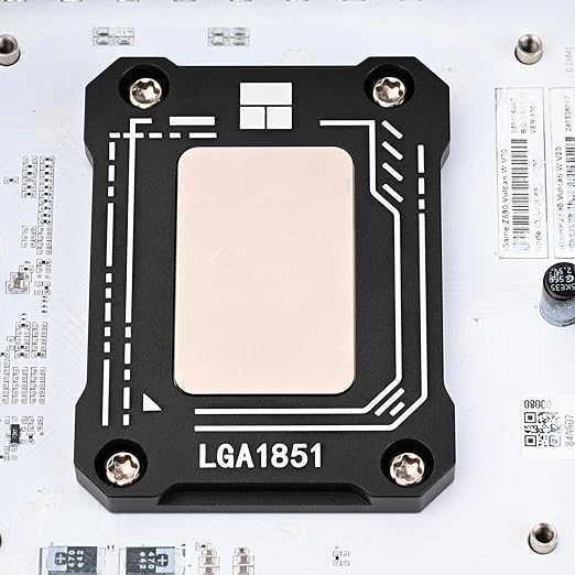 Thermalright Lga1851 BCF Black CPU Stress Bending Correction Fixe,CPU Anti Bending Fixed Bracket,Comes with an L-Shaped Screwdriver,Intel 15th Generation CPU Anti Bending Holder
