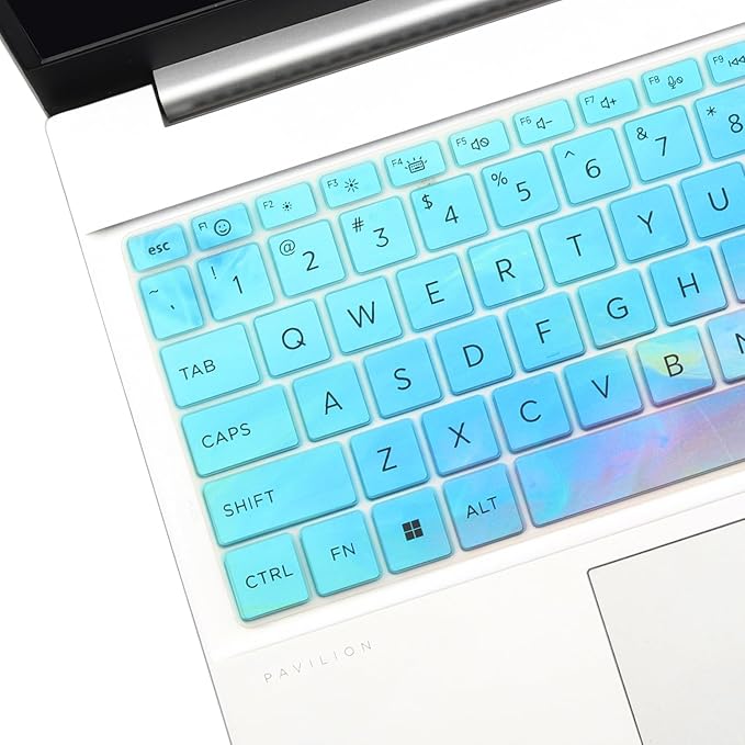 Keyboard Cover for HP 15.6" Laptop 15t 15z 15-fcxxxx 15-fdxxxx Series 2026 2025 2024, HP 15t-fd100/fd000 15-fd0083wm 15-fc0025dx 15-fc0093dx 15-fd0005dx fd0023dx, HP 250 255 G10 15.6 -Stylish Colorful