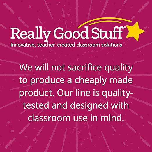 Really Good Stuff Large Privacy Shields - Set of 12, Black Glossy - Enhance Focus and Minimize Distractions for Students - Desk Dividers
