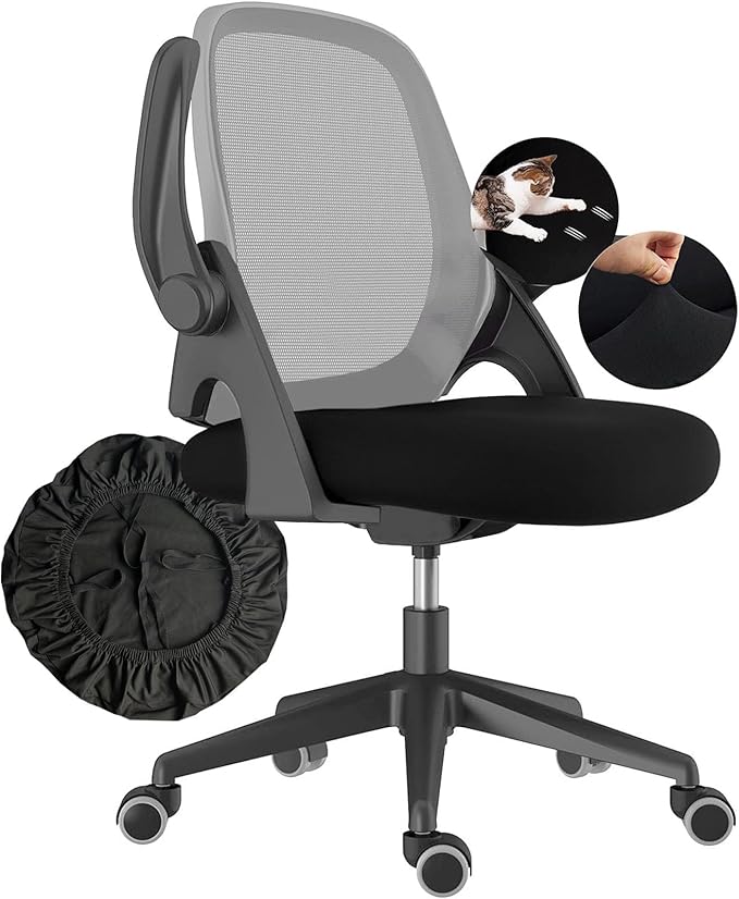 DHXYZZB Stretch Universal Chair Seat Cover - Office Chair Slipcover, Washable Chair Cushion Protector for Dining, Office, Home, Fits Most Chairs
