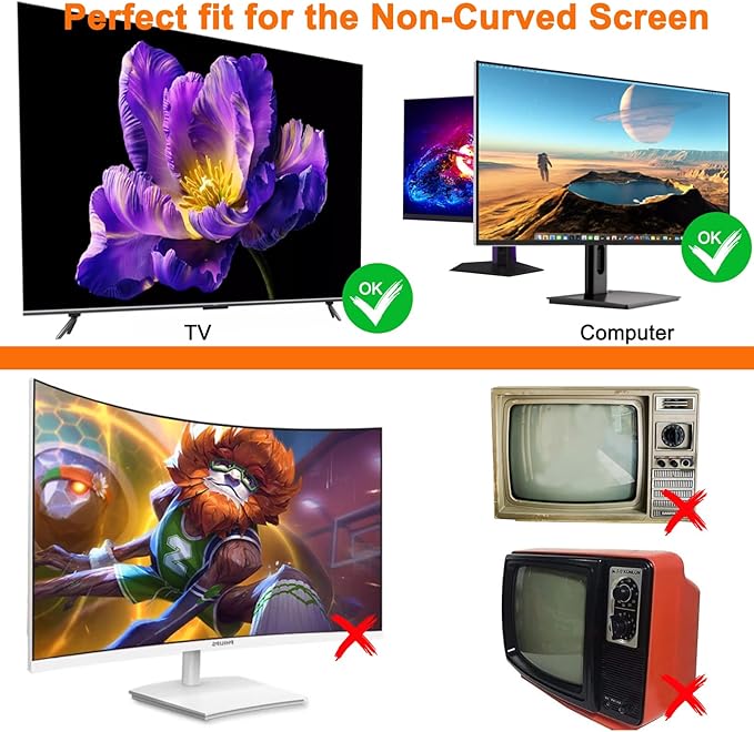 Steel TV Top Shelf, No Drilling Soundbar Mount,Monitor Shelf Adjustable Computer TV Screen Shelf Mount Bracket for Media Boxes, Router, Game Console, Remote,Cable Box Shelves,33.46 x 4.33inch