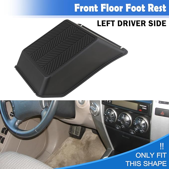 Osompar Floor Footrest Front Driver Side Compatible with Toyota 4Runner 2003-2009 FJ Cruiser 2007-2014 Replaces 58190-35032