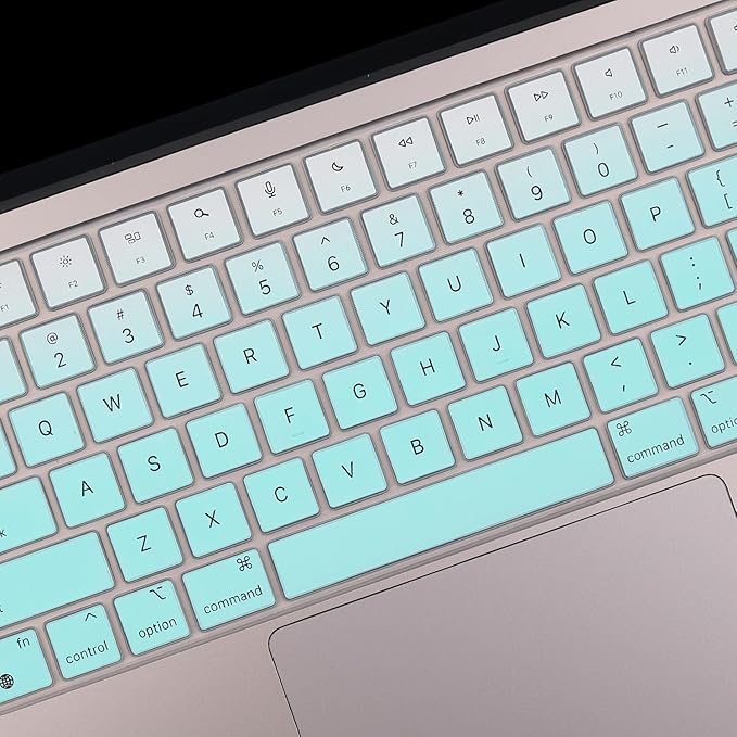2 Pack Keyboard Cover Skin for 2026-2023 MacBook Air 13" 15" M5 M4 M3 M2, 2026-2021 MacBook Pro 14" 16" M5 M4 M3 M2 M1 Pro/Max, 14.2" 16.2" MacBook Pro /13.6" 15.3" MacBook Air, US,Ombremint