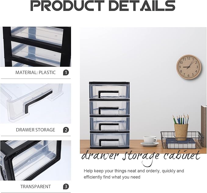 desktop storage drawers stackable plastic drawer unit shelf unit for office bedroom