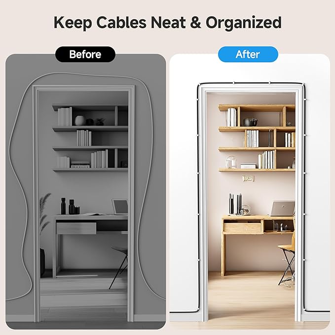 Cable Matters 200-Pack Nail-in Cable Clips Cord Organizer, 7mm / 0.27 inches, Ethernet Cable Wall Clip, Wire Wall Clips, White