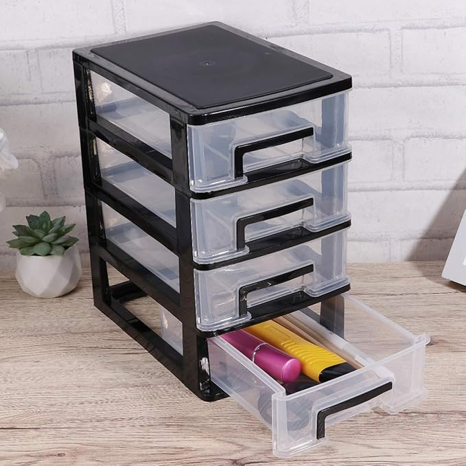 desktop storage drawers stackable plastic drawer unit shelf unit for office bedroom