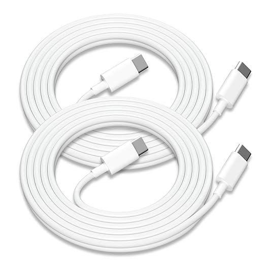 2Pack for Apple USB C to USB C Charging Cable 6ft 240W,Long Type C to Type C Fast Charger Cord for iPhone 17/16 E/Air/15/Pro/Plus/Pro Max,for MacBook Pro/Air,for iPad Pro12.9/11in,Air 4/5,Mini 6/7