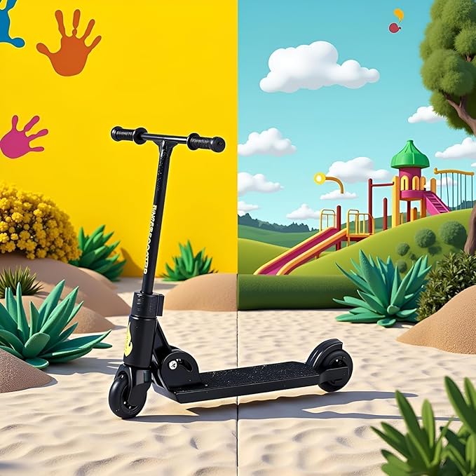 Black T-Head Finger Scooter, Stress Relief Desk Gadget for Skate Fans and Office Workers, Precision Control for Smooth Tricks and Focus