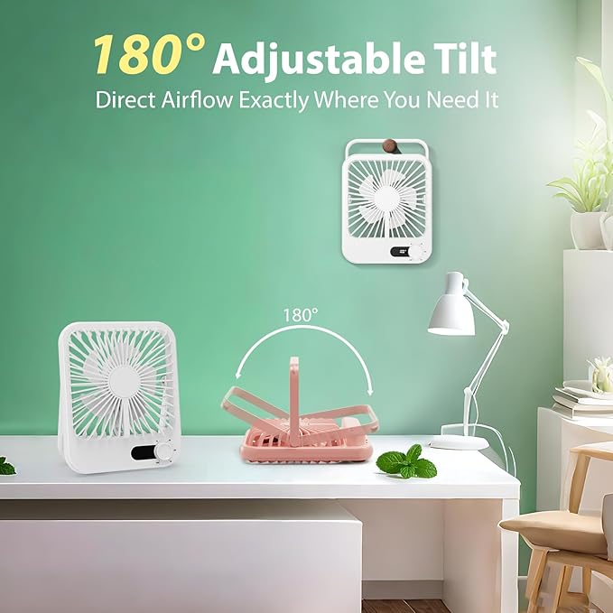 Portable Fan for Travel, Cruise Must Haves for Cruise Approved Rechargeable with 100 Speed Wind Adjustable, Portable Carbin Cruise Fan Magnetic for Cruise Ship Essentials 2026(2 Pack)