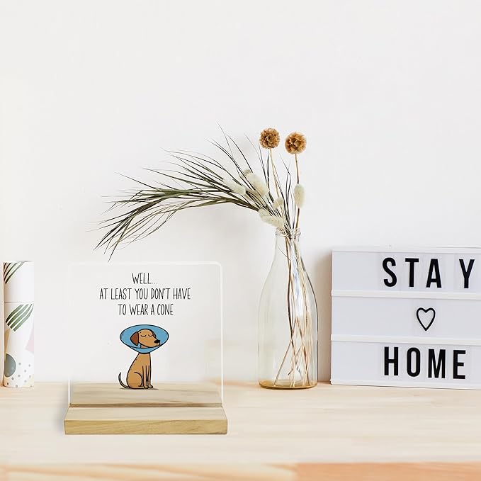 Get Well Soon Gifts for Women Decor Sign, Surgery Recovery Gifts Acrylic Plaque