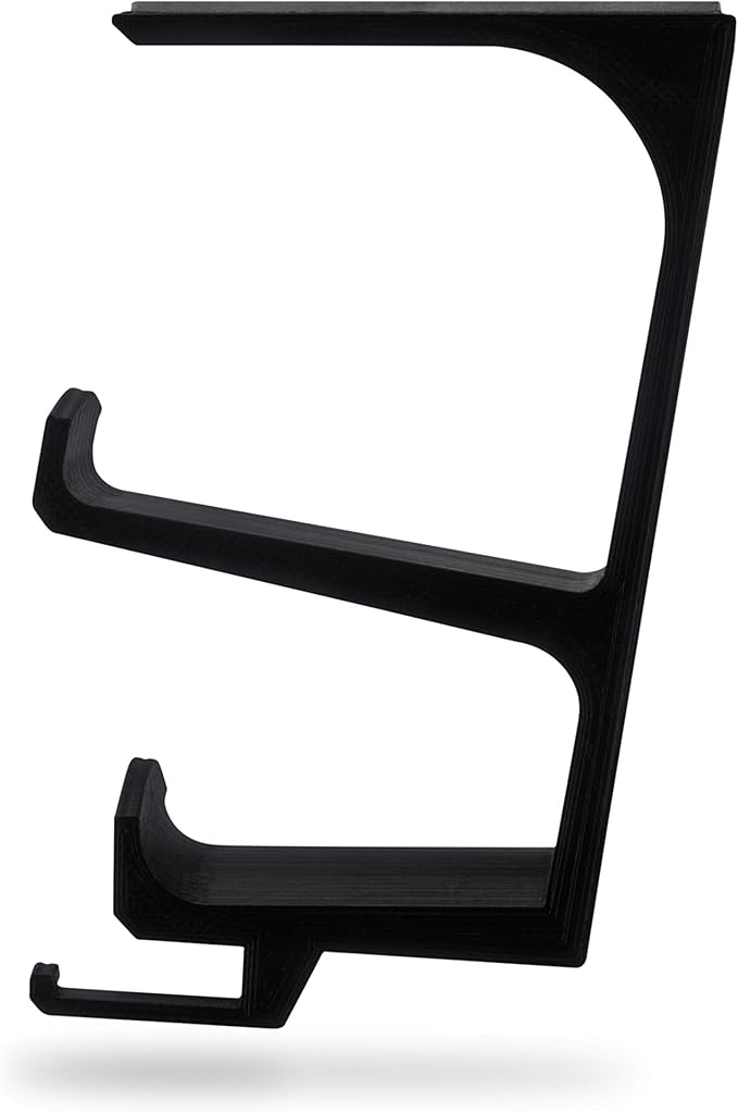 BRAINWAVZ The VULCAN - Under Desk Gamepad Controller & Headphone Hanger Holder Stand - Designed for XBOX ONE, PS4, PS3, PS5, Dualshock, Switch, PC, Steelseries, Steam & More