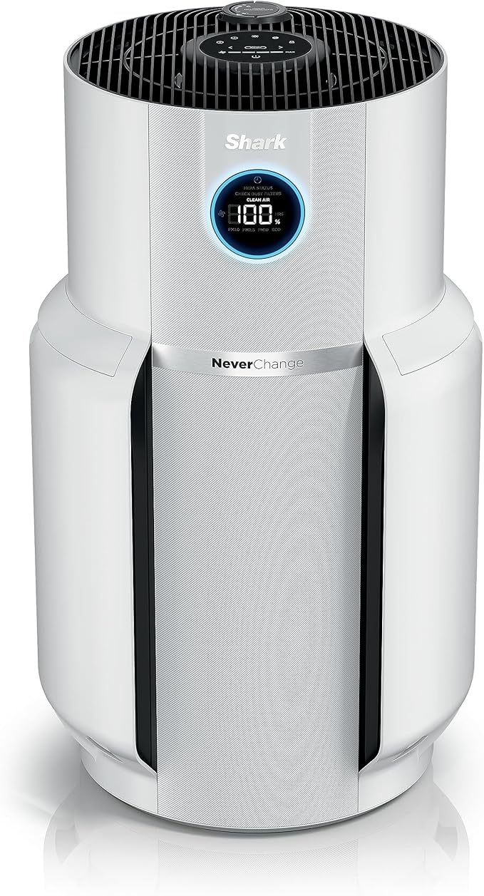 Shark R-HP302 NeverChange Air Purifier MAX 1400 sq.ft. 5-Year Filter Life Odor Neutralizer, White - Certified Refurbished