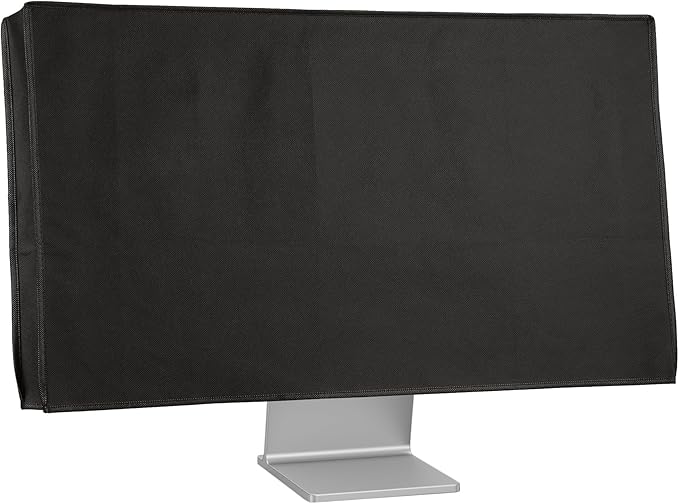 kwmobile Monitor Cover Compatible with 34-35" Monitor - Dust Cover Computer Screen Protector - Black
