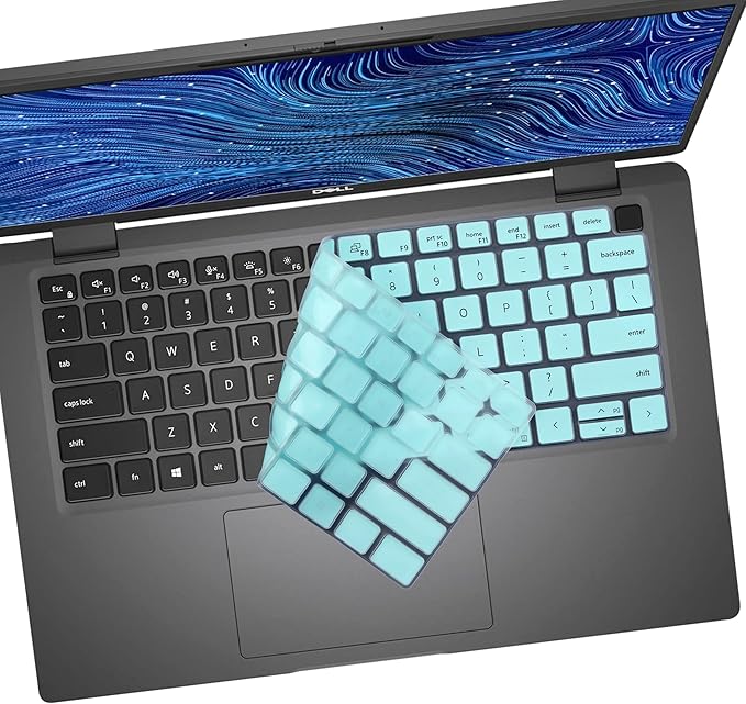 Keyboard Cover for Dell Latitude 3000 3340 13.3"(2023), Dell Latitude 5320 5330 5340 5350 13.3, Dell Latitude 7320 7330 7340 7350 13.3", Dell Latitude 7340 13.3" Laptop Keyboard Skin-HotBlue