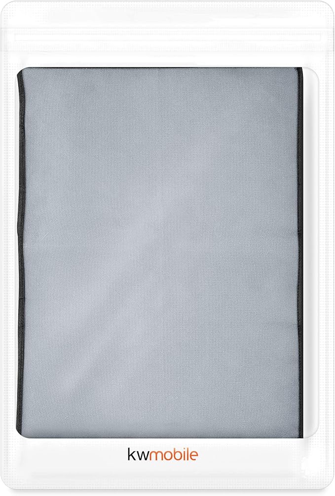kwmobile Monitor Cover Compatible with 27-28" monitor - Dust Cover Computer Screen Protector - Light Grey