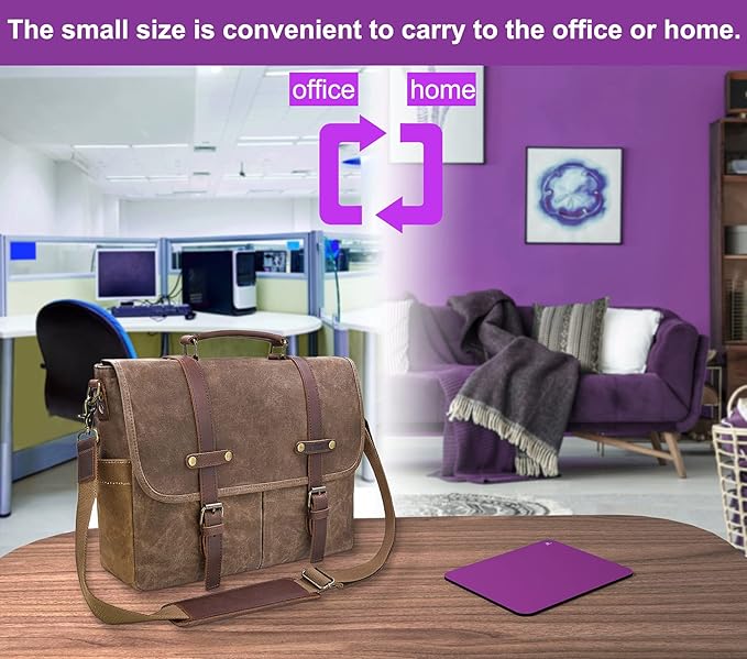 Audimi Small Mouse Pad 6 x 8 Inch, Mini Mouse Pad Thick for Laptop Wireless Mouse Home Office Travel, Portable & Washable (Purple)