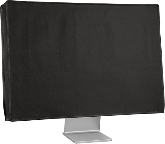 kwmobile Monitor Cover Compatible with 27-28" monitor - Dust Cover Computer Screen Protector - Black