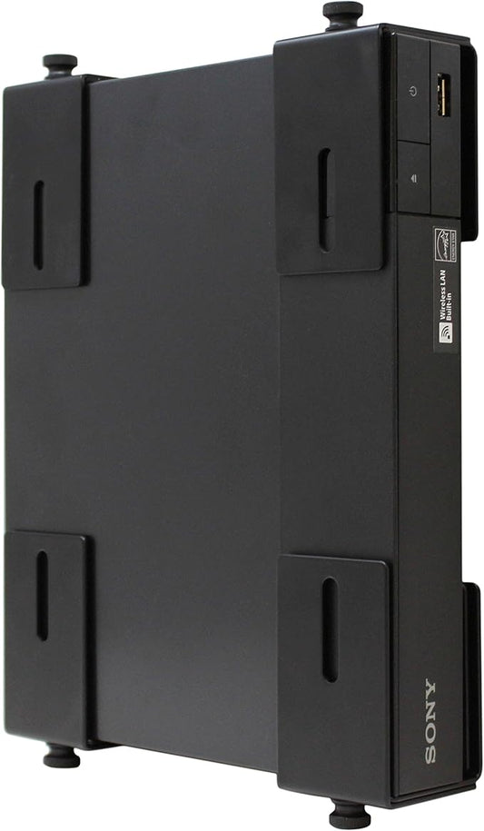HumanCentric Adjustable Device Wall Mount, Cable Box and Modem Bracket, Adjustable Wall Adapter for Small and Wide or Narrow Devices Like Cable Boxes, Modems, DVD Players on The Wall Behind TV