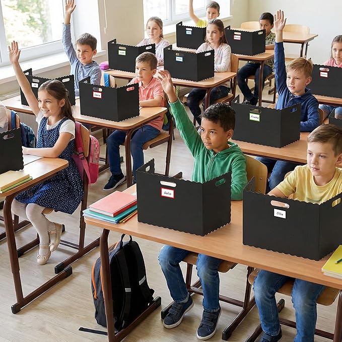 16 piece Desk dividers for Students, Sturdy and Durable Privacy Folder, Easy to Clean and Reusable Classroom Privacy Screen
