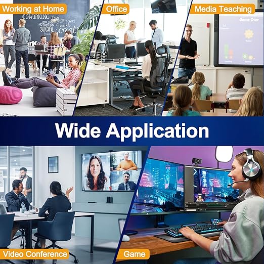 8K@60Hz HDMI Displayport KVM Switch 3 Monitor 2 Computer 4K@144Hz Triple Monitor KVM Switches with USB 3.0 Port,Wired Remote,Power Adapter and USB3.0 Cables(6.6 cm 2 PC 3 Monitor 8K KVM)